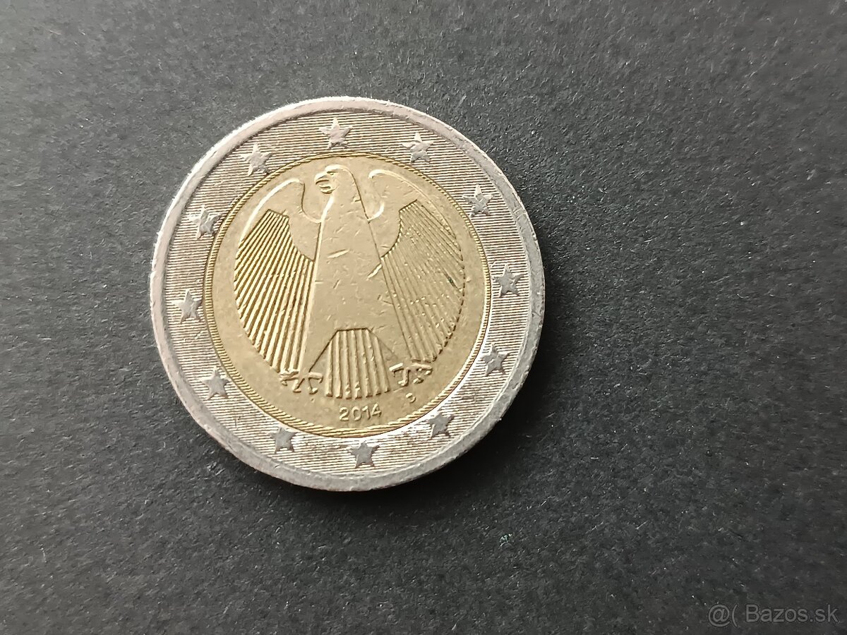 2 € pamätné mince Nemecko chyborazba 2 - 3