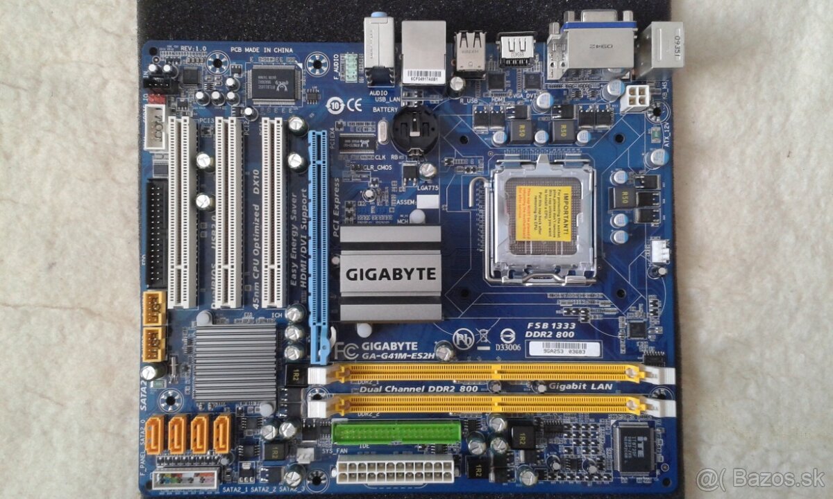 Socket 775: Gigabyte GA-G41M-ES2H - 3