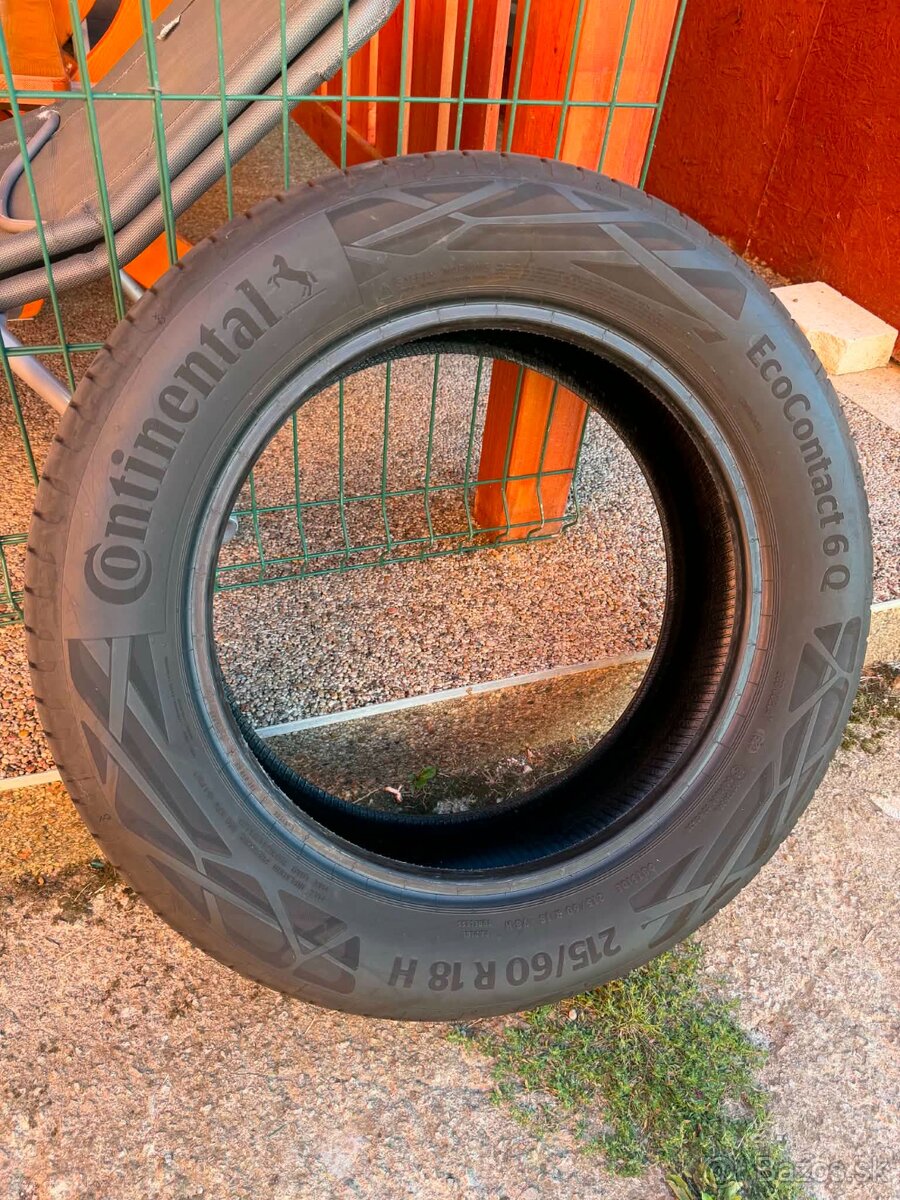 Predám letné pneu Continental 215/60 R18 - 3