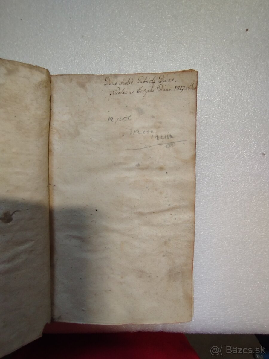 Predám staré knihy 18 - 19.storočia - 3