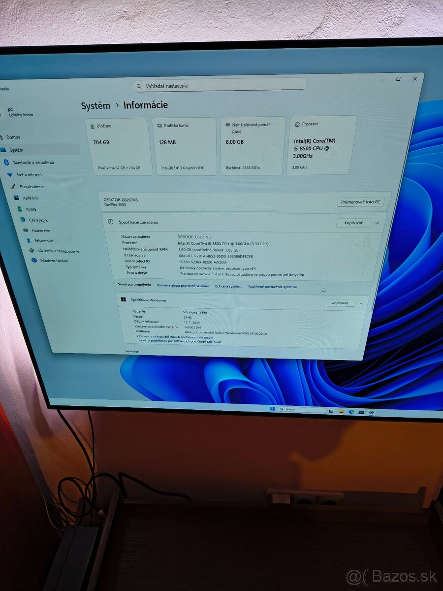 Dell Optiplex 3060 i5-8500 256gb ssd 8gb ram Win 11 - 3