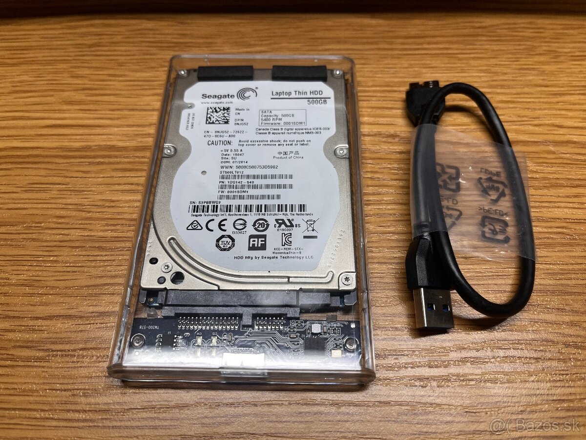 Prenosny HDD Segate 500GB - 3