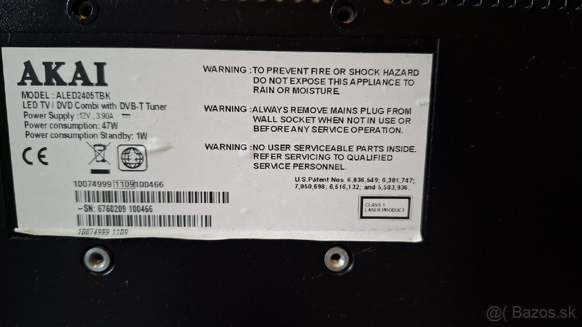 Televízor Akai 12V. - 3