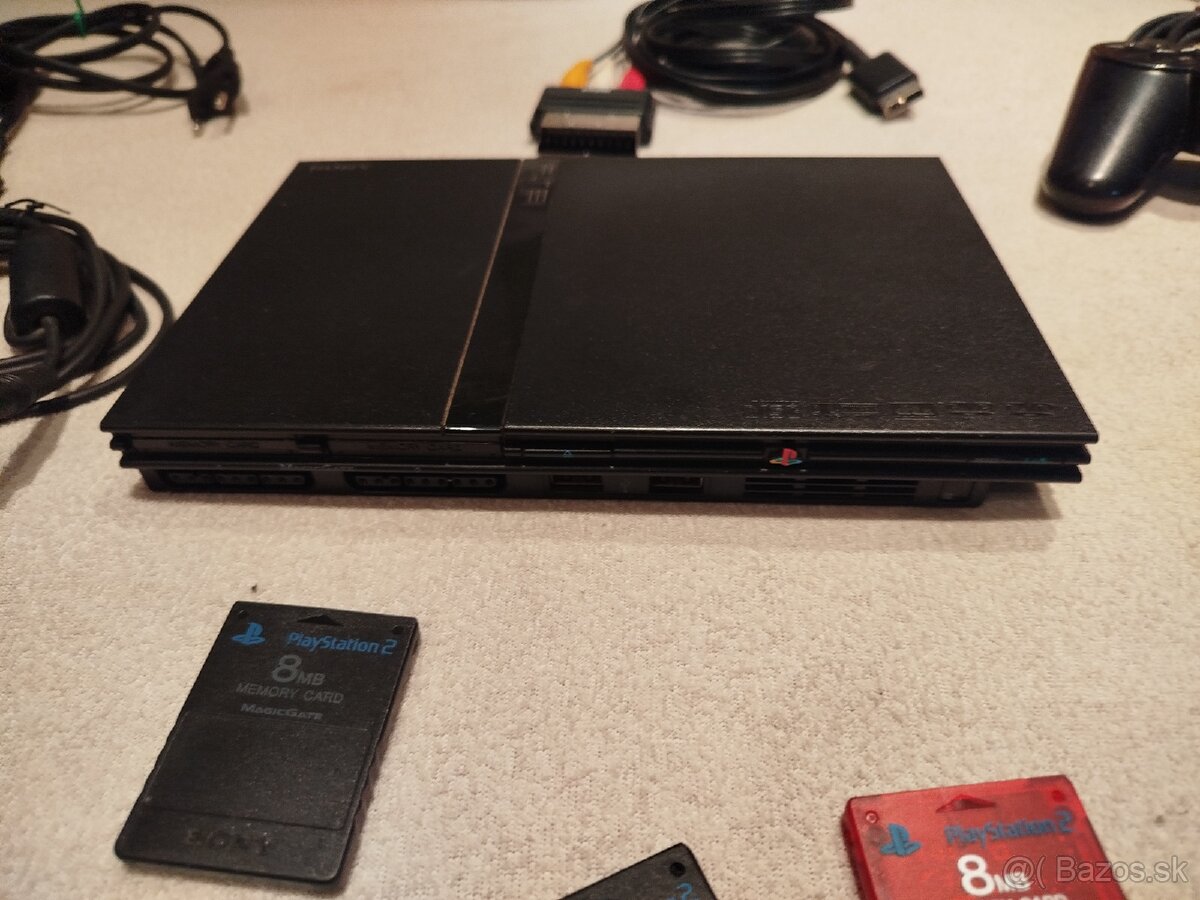 Playstation 2 slim+5 ovladocou+27 hier - 3