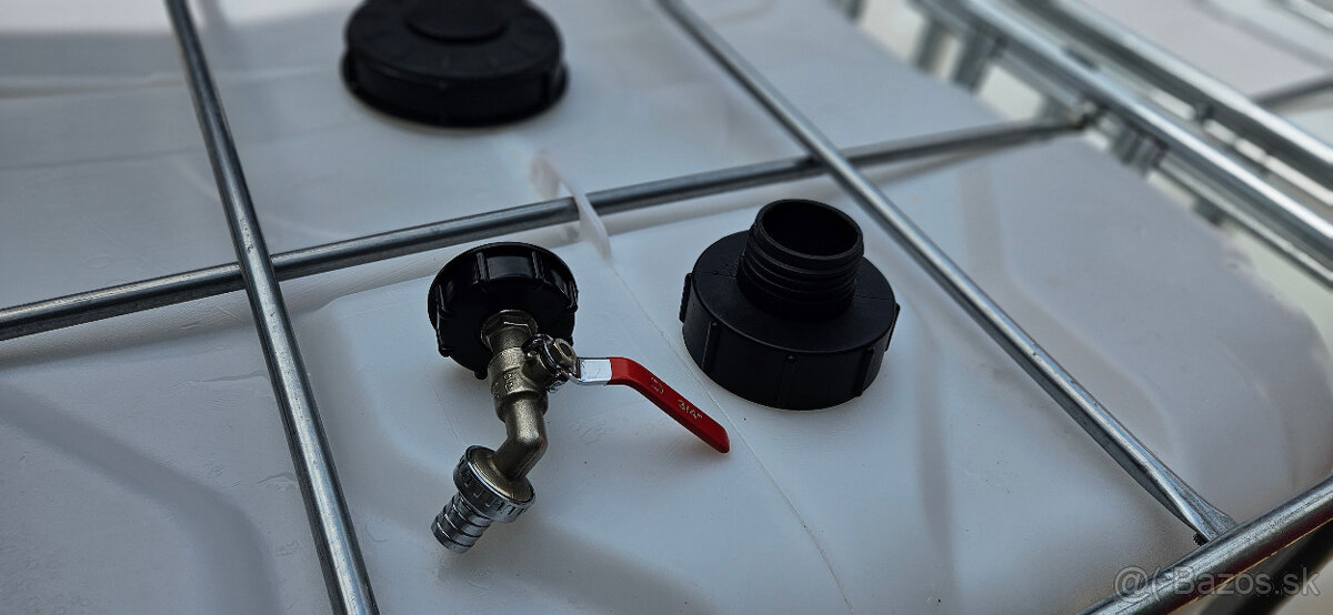 IBC kontajnery (1000l.) - biele - 3