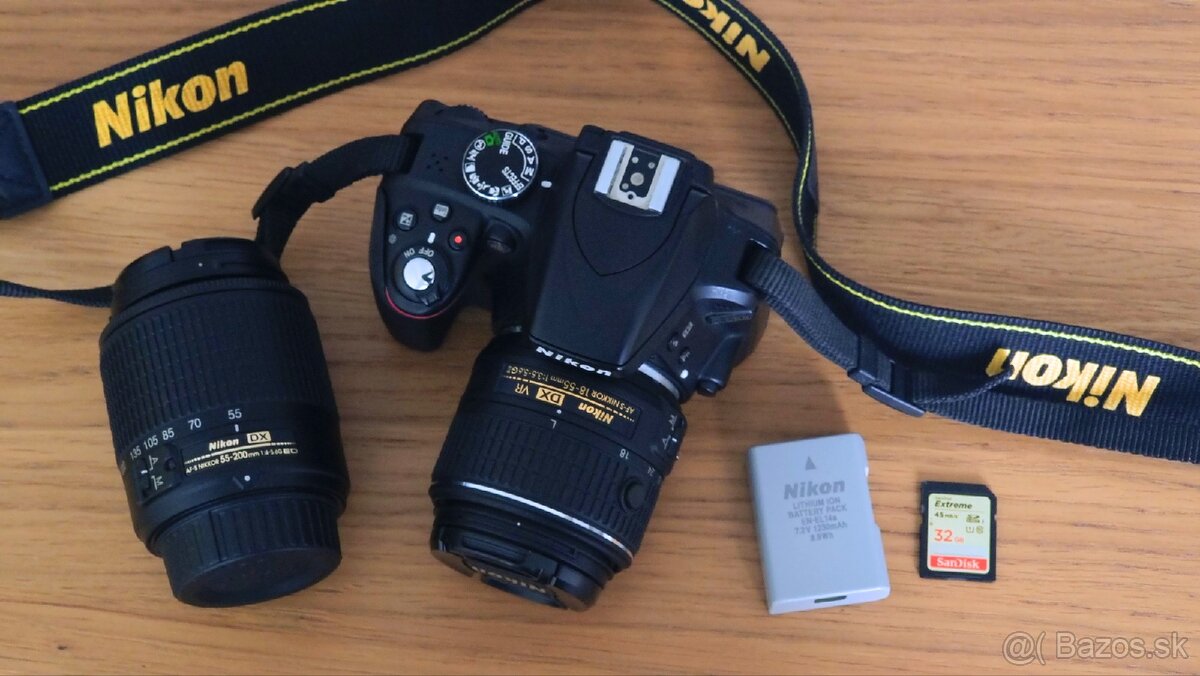 Nikon d3300 + 18-55 + 55-200 - 3