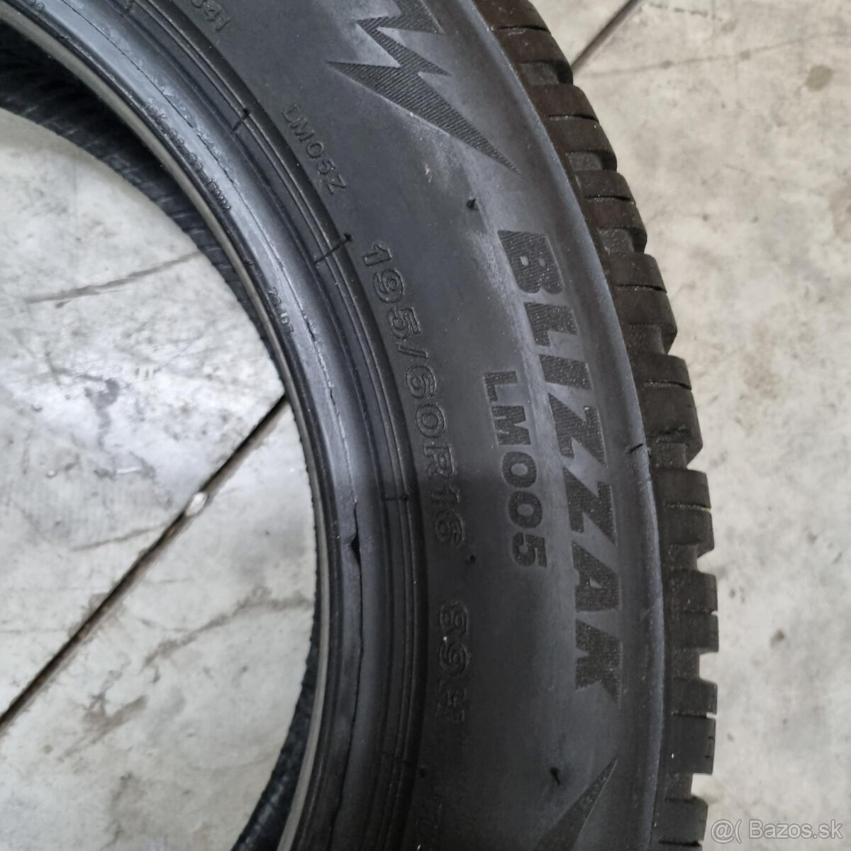 Zimné pneumatiky 195/60 R16 BRIDGESTONE DOT2122 - 3