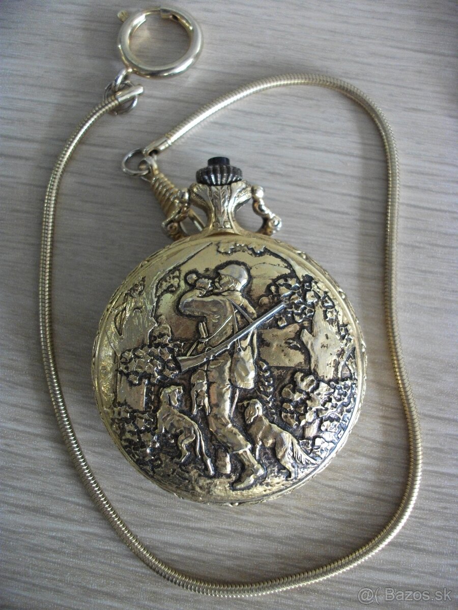 Predám hodinky-cibule polovnícky motív-dovoz Rakúsko. - 3