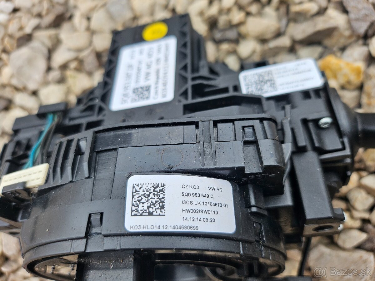 Podvolantový krúžok 5Q0953549C aj s páčkami Oct3,Golf 7 - 3