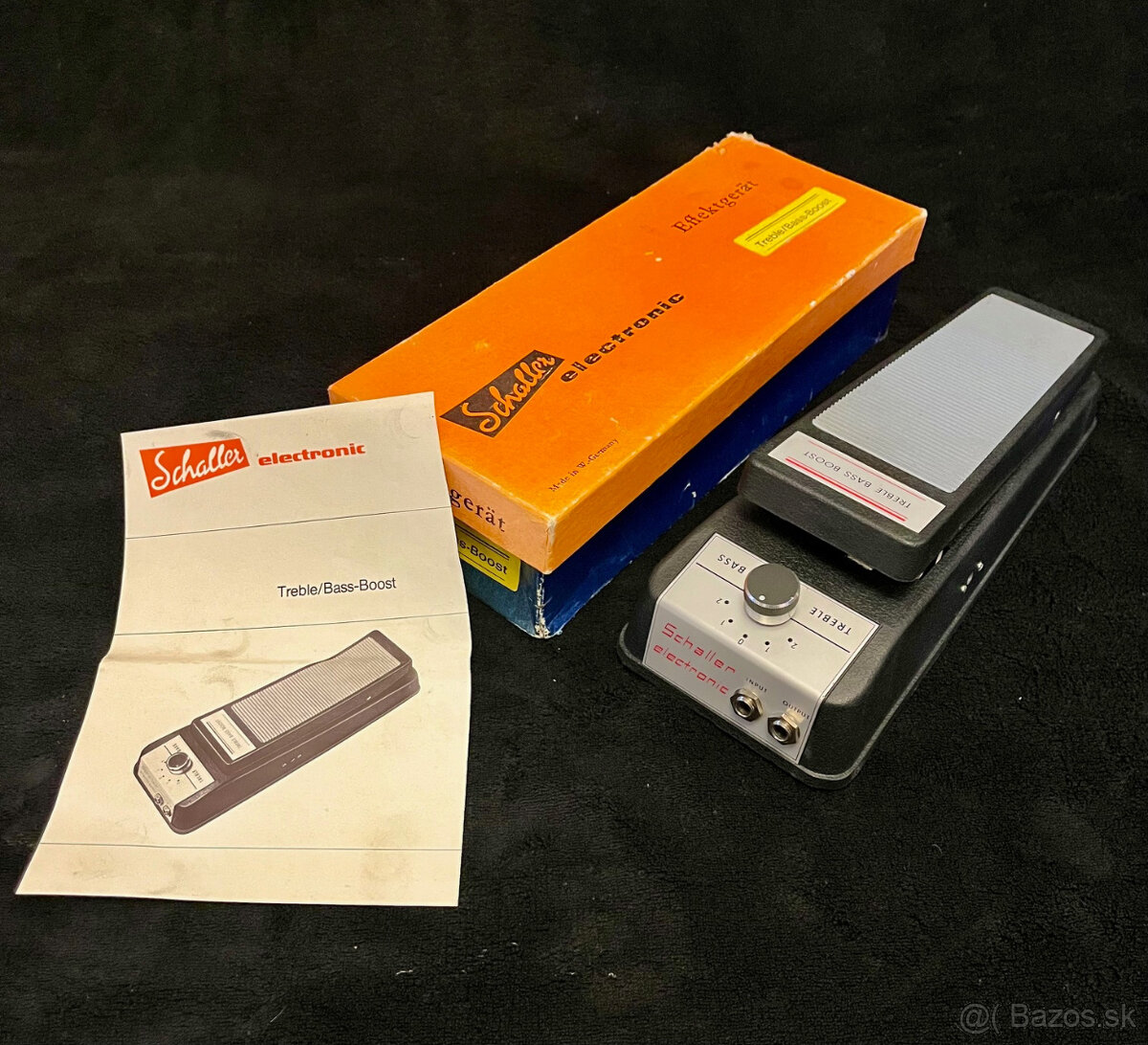 SCHALLER TREBLE - BASS BOOST - VINTAGE 70´s - 3