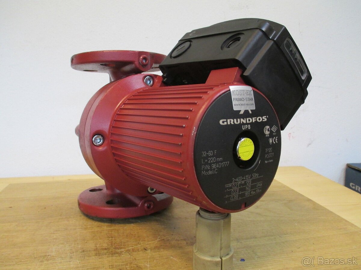 Čerpadlo Grundfos UPS 32-60, 400 V, 230 V - 3