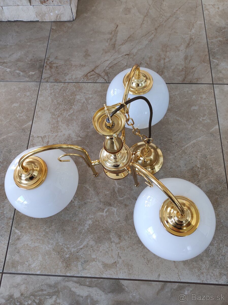 Luster zlatý trojramenný - 3