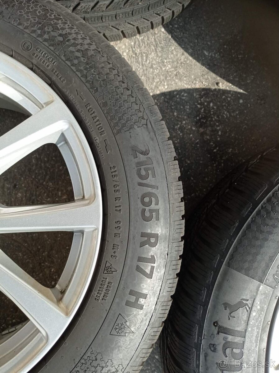 5x112 215/65R17 zimná sada - 3