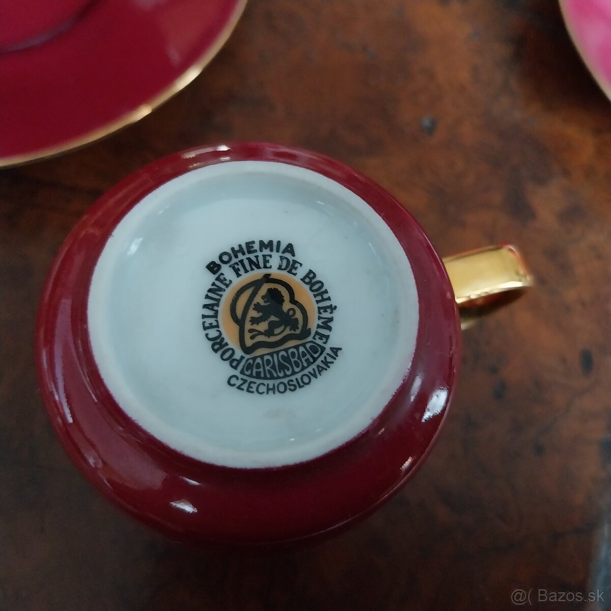 Čajová súprava pre 6 ľudí Carlsbad - československej výroby - 3