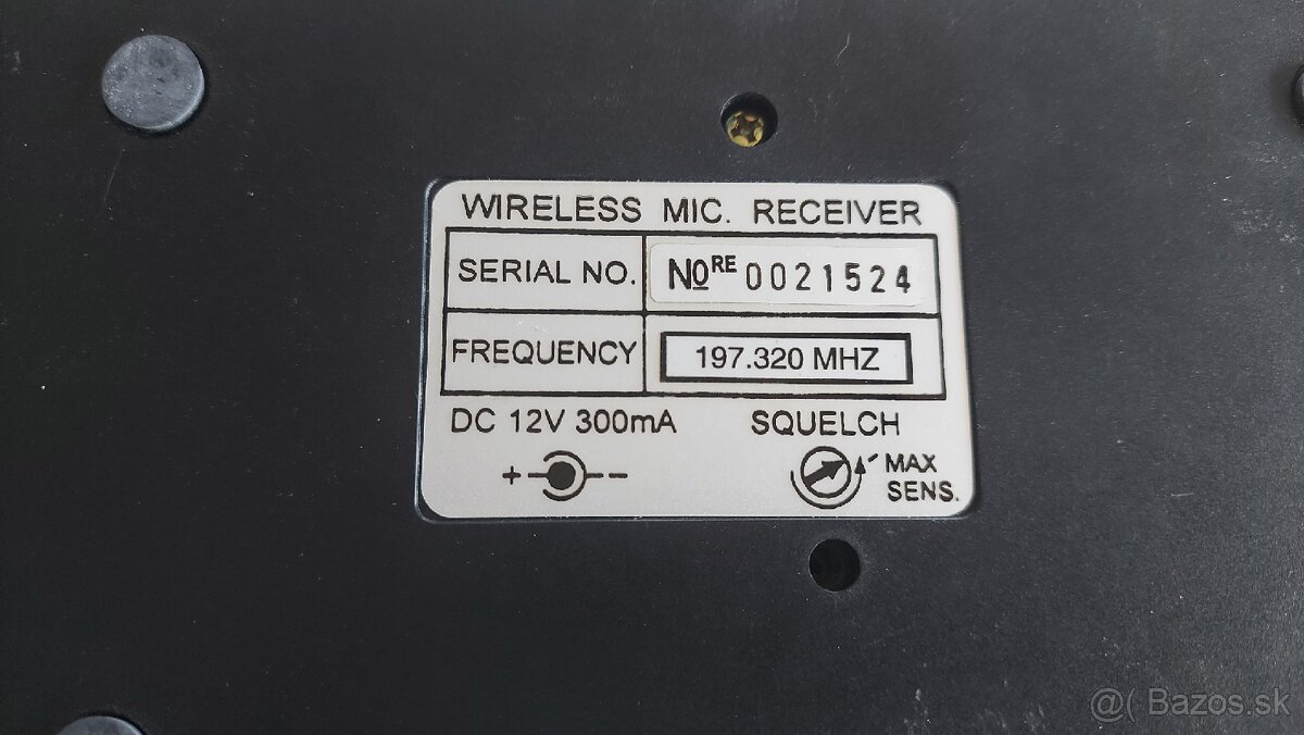 Bezdrôtový diverzitný VHF mikrofón ručný - 3