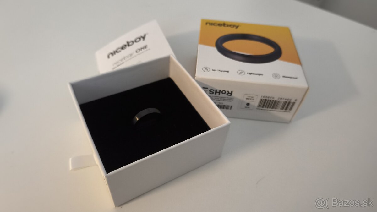 Platobný prsteň ONE Brushed black S9 - 3