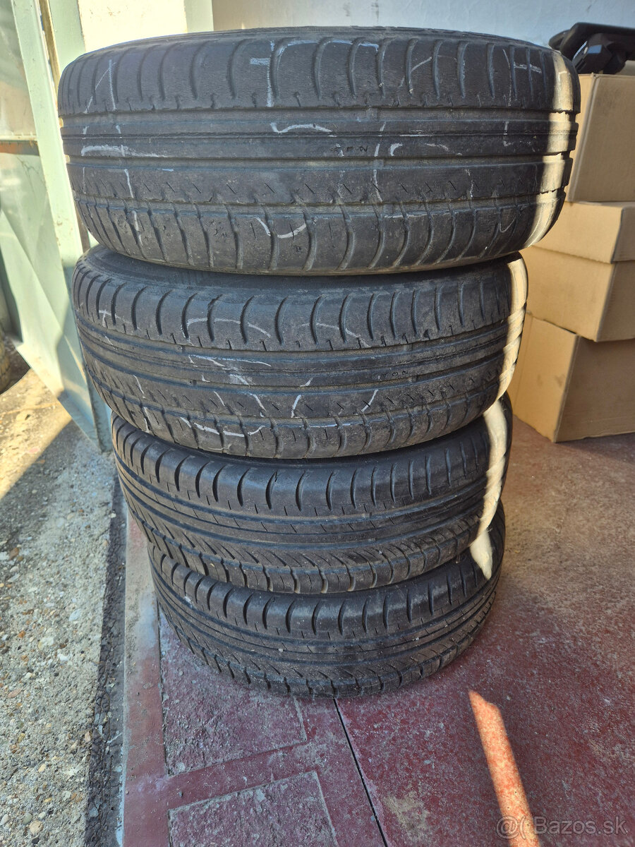 Letné pneumatiky Nokian 175/65 R14 + disky Abarth - 3