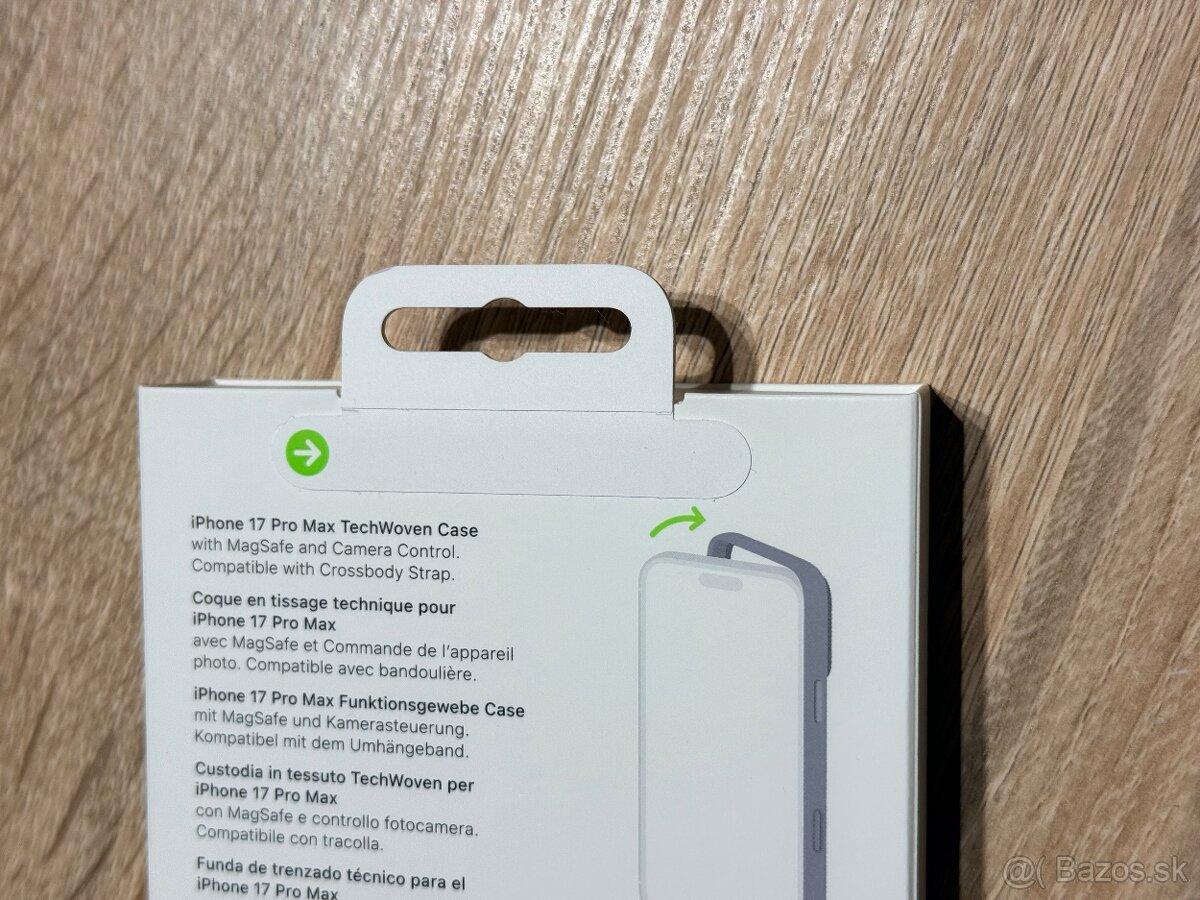 Apple Kryt TechWoven na iPhone 17 Pro Max modrý - 3