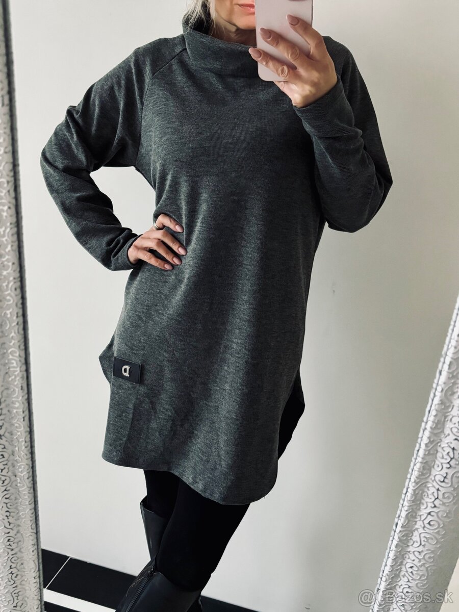 Damsky predlženy rolak grey D - 3