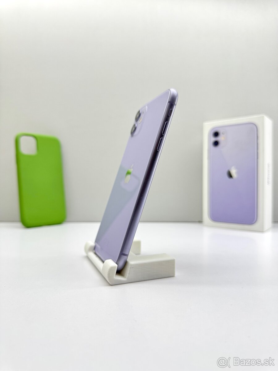 iPhone 11 PURPLE TOP STAV NOVÁ BATÉRIA 100% - 3
