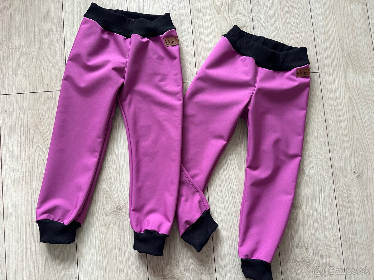 Softshellove nohavice s flisom 86-140 - 3