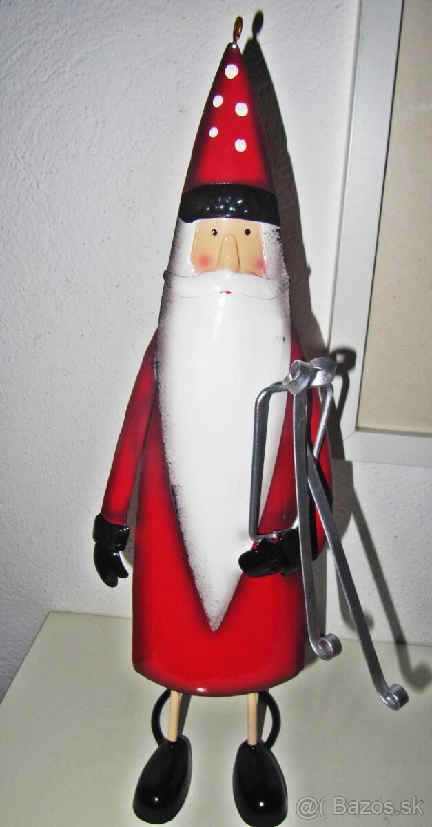 Vianočné dekorácie Dedo Mráz - sada 6 kusov - 3