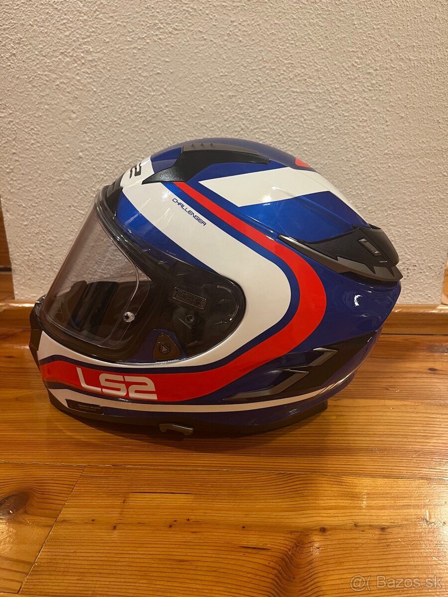 LS2 Challenger Fusion Blue/Red – veľkosť XL - 3