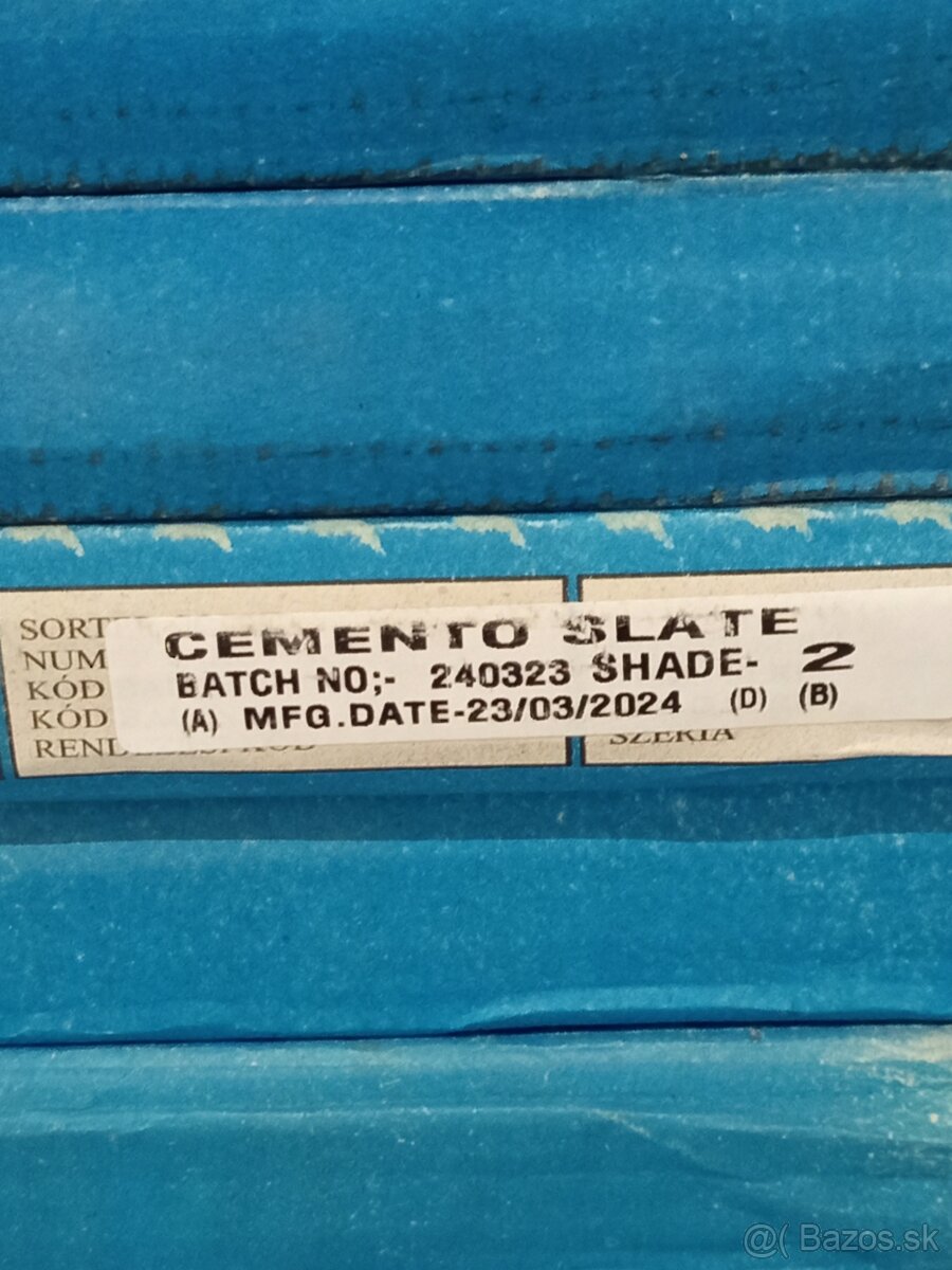 Predám dlažbu cemento slate 60x60 lesklá. - 3