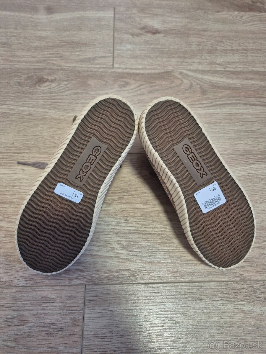 Geox nové dievčenské jesenné topánky č. 33 - 3