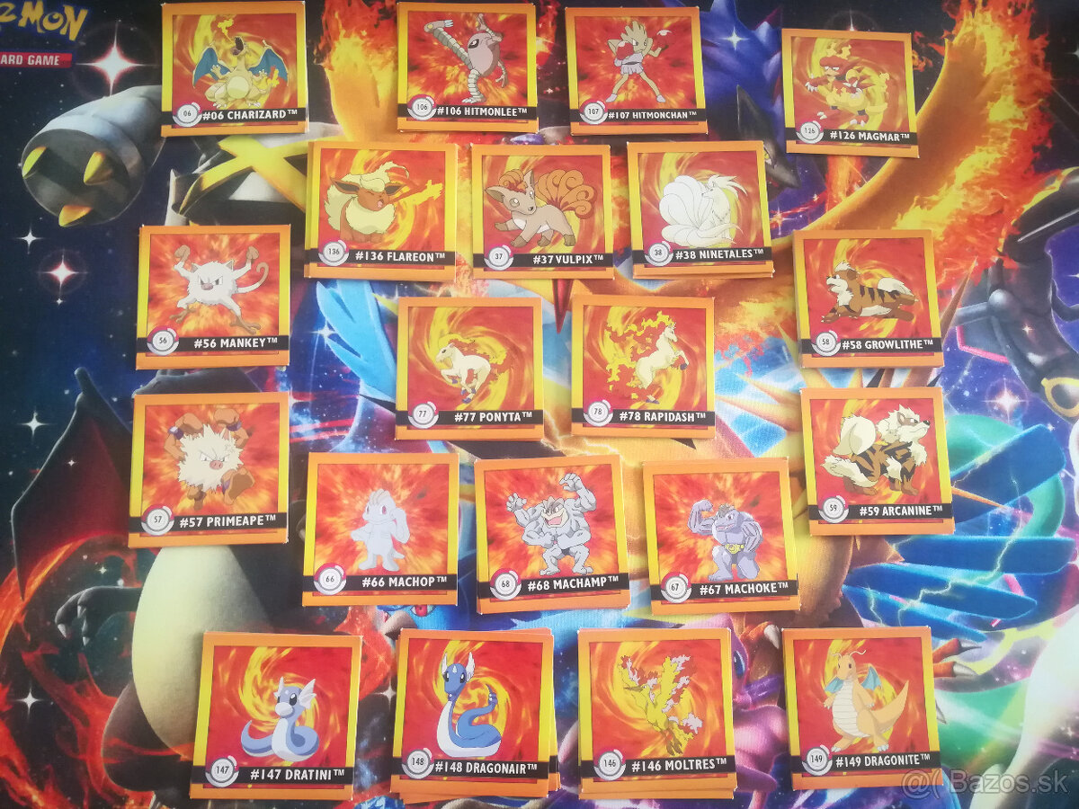 Pokemon ArtBox NINTENDO 1999 samolepky - 3