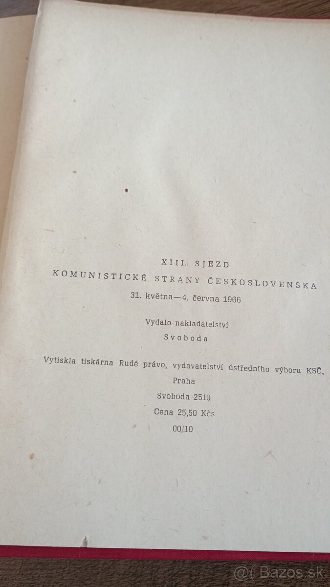 Kniha XIII zjazd KSČ - 3