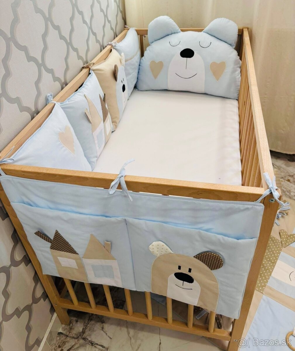Handmade set do detskej postieľky - 3