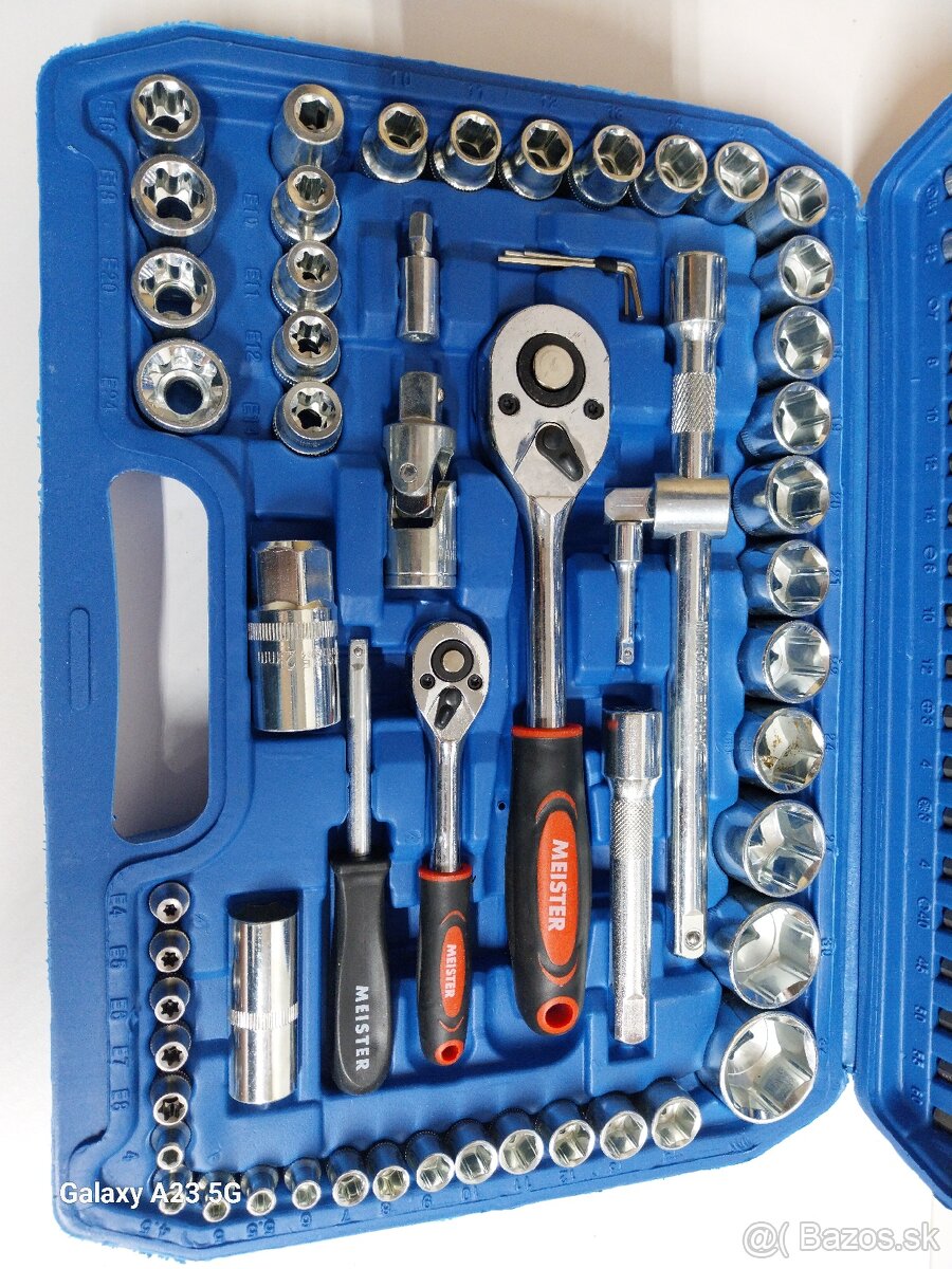 GOLA SADA 1/2″, 1/4″ a príslušenstvo 108ks - 3