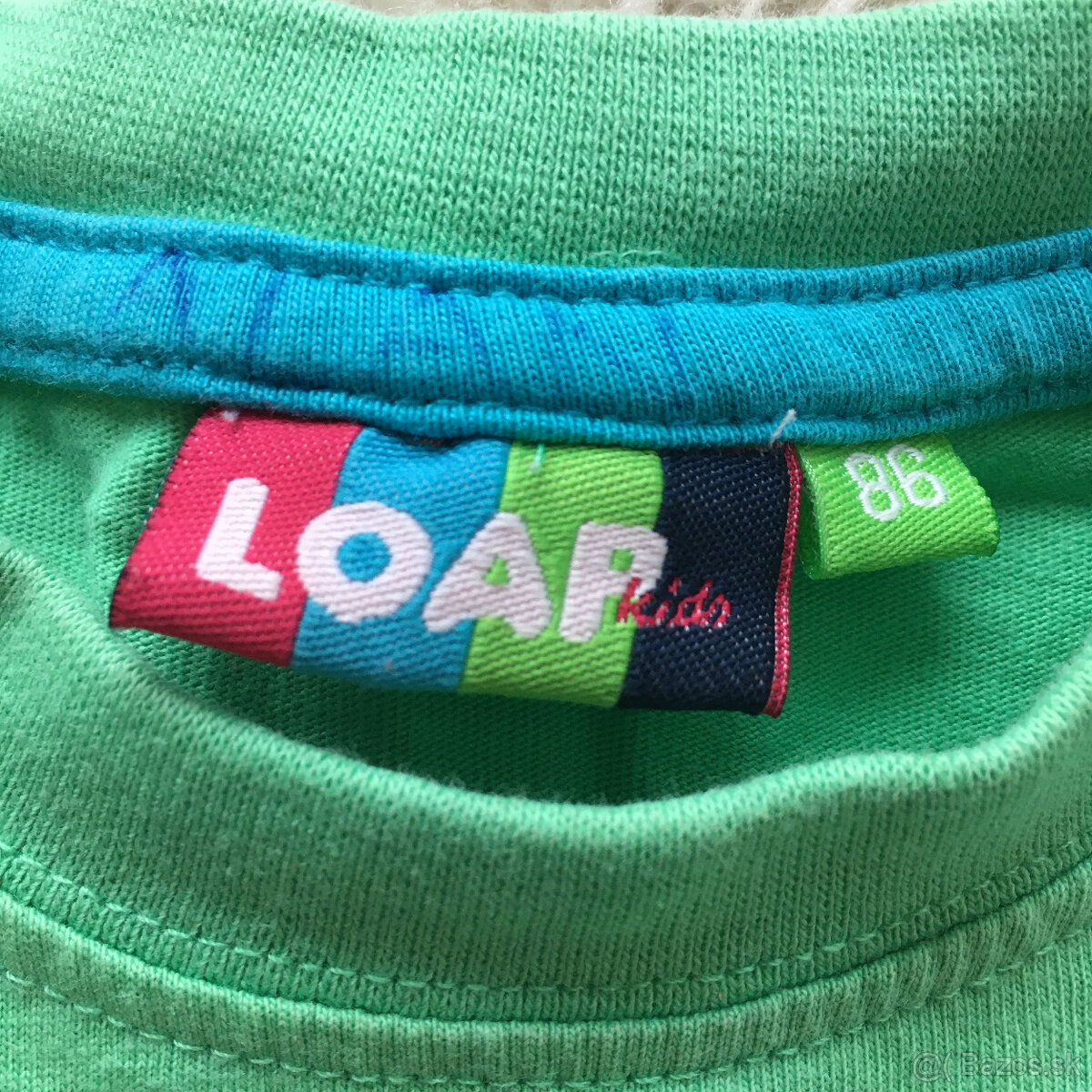 zelené tričko s motorkou v. 86 - 3