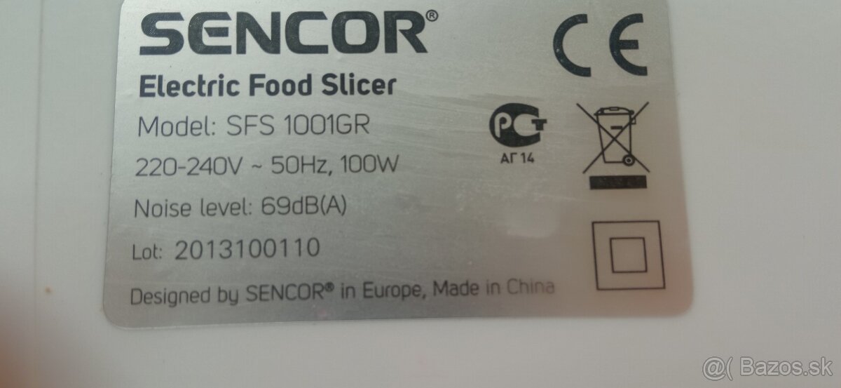 Elektrický krájač Sencor - 3