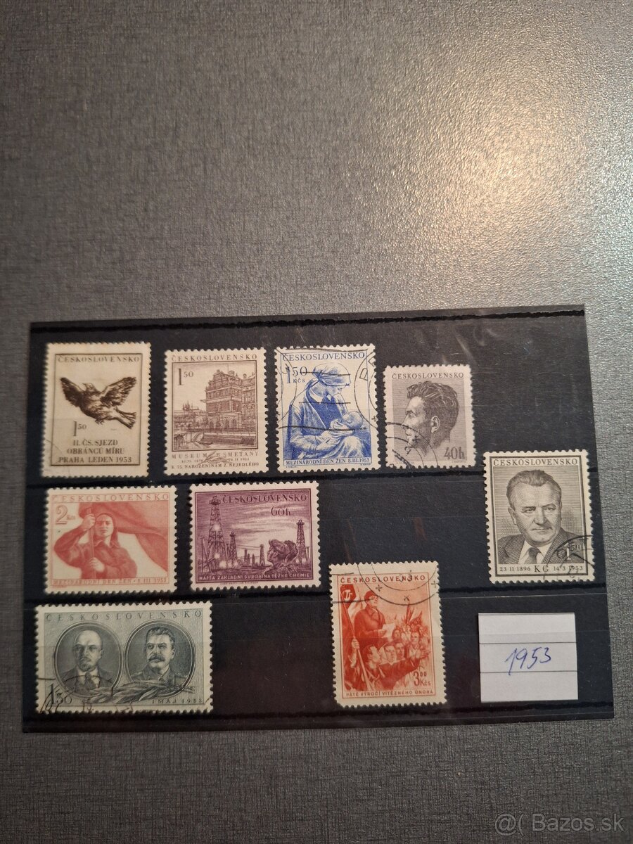 Poštové známky Československo 7 - 3