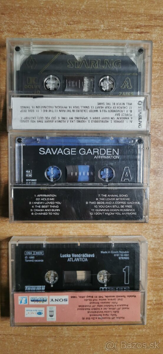 CC kazety nahraté: Roxette a Savage Garden - 3