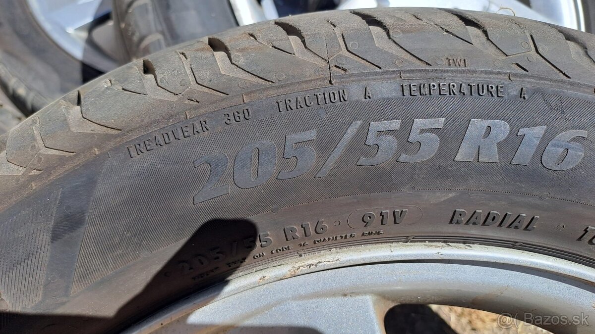 4ks Renault disky s pneu 205/55R16 - 3