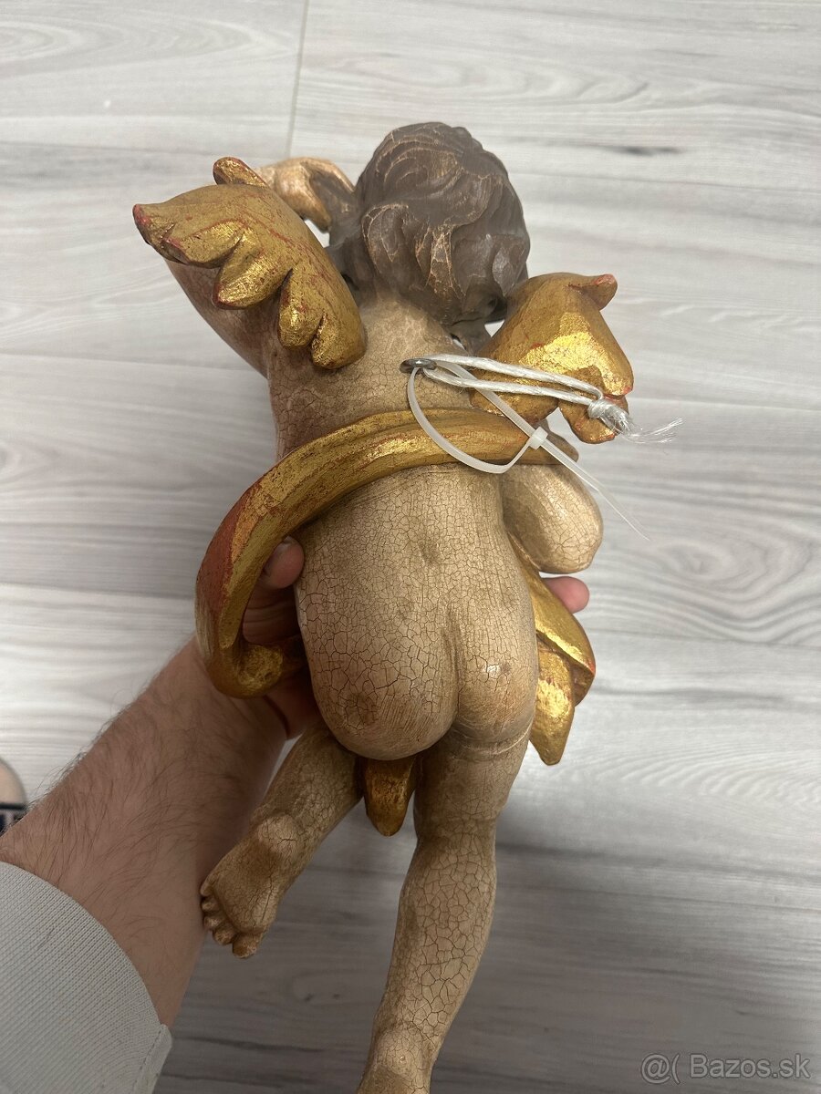 Predám starého dreveného anjelika - 3