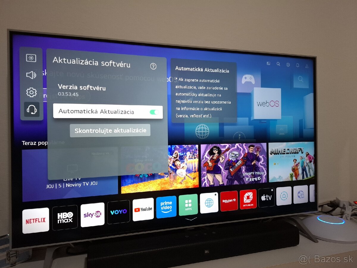 Predám TV v 100% stave LG 43NANO077P. - 3