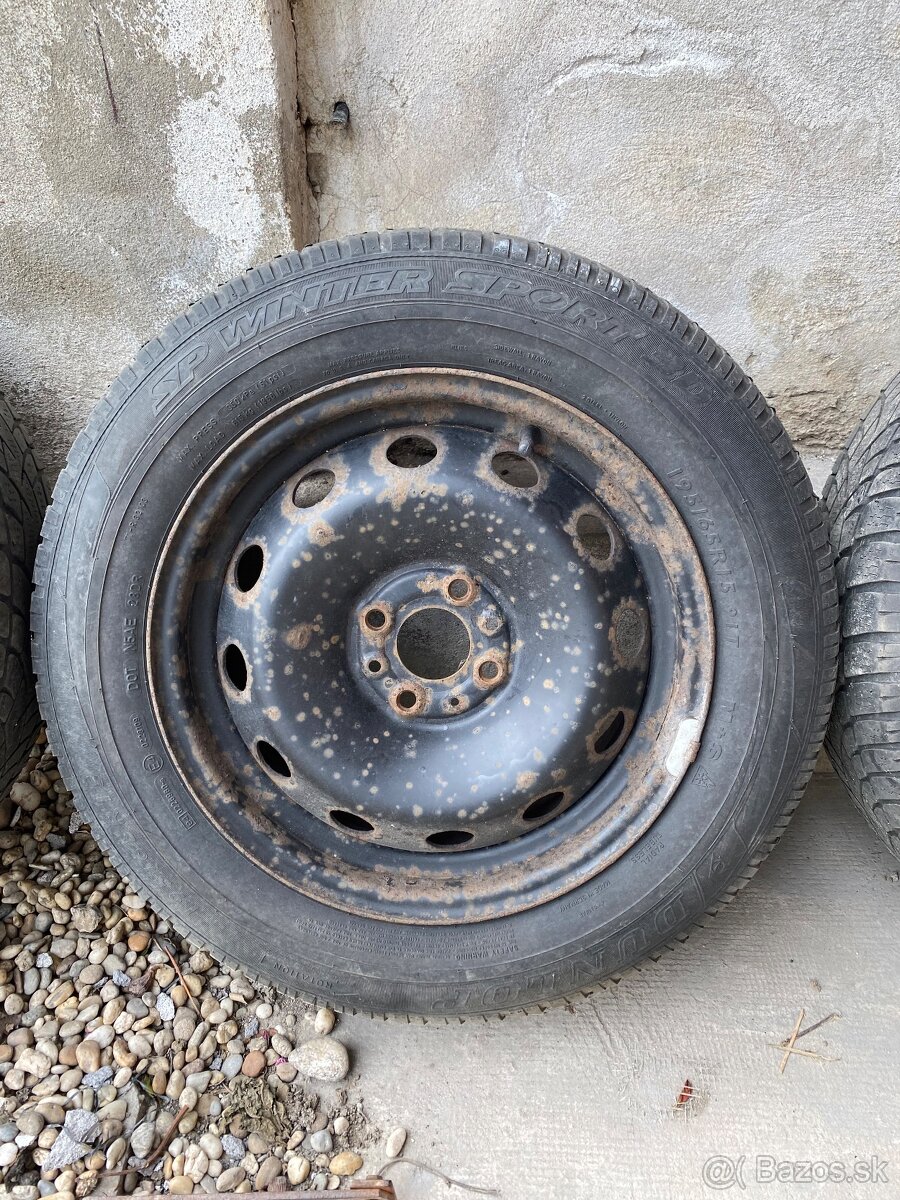 Plechové disky R15 4x95 6,5J 195/65R15 - 3