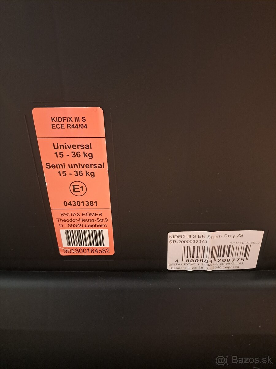 britax romer, KIDFIX III S - 3