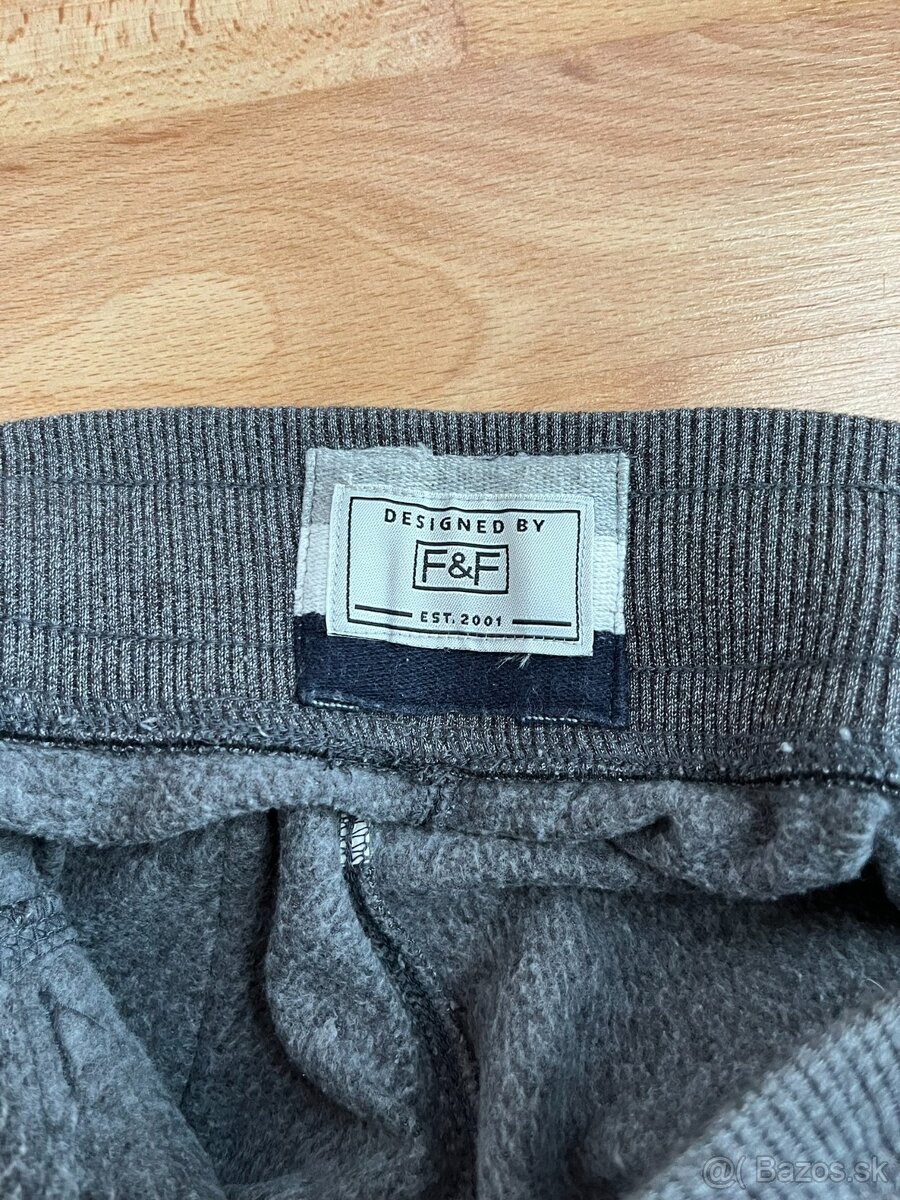 Sivé F&F tepláky M - 3