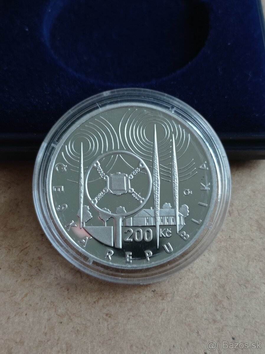 Strieborné mince 200 - korún - PROOF - 3