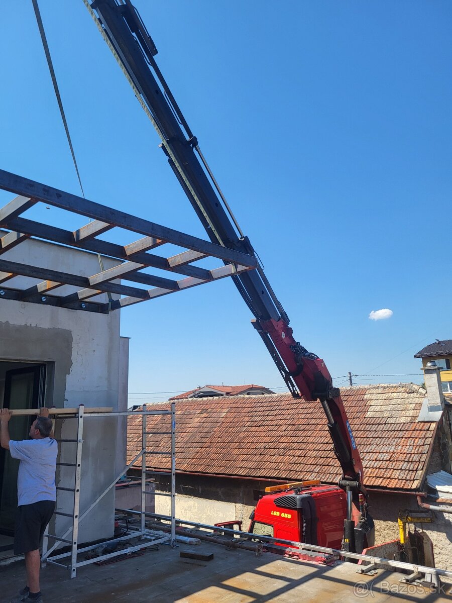 AUTODOPRAVA MATERIÁLU S HYDRAULICKOU RUKOU+SKLAPAČ - 3
