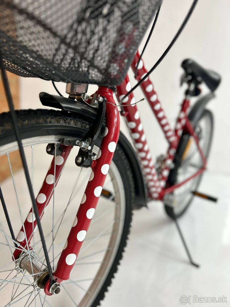 Dievčenský bodkovaný bicykel - 3