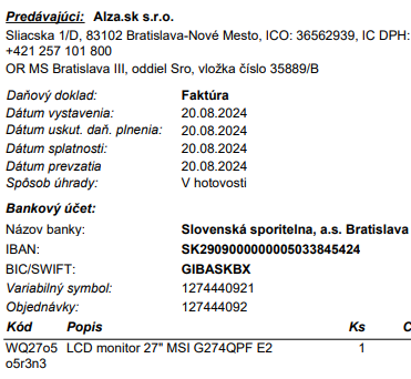 MSI herný 2K - 27" MSI G274QPF E2 - 3