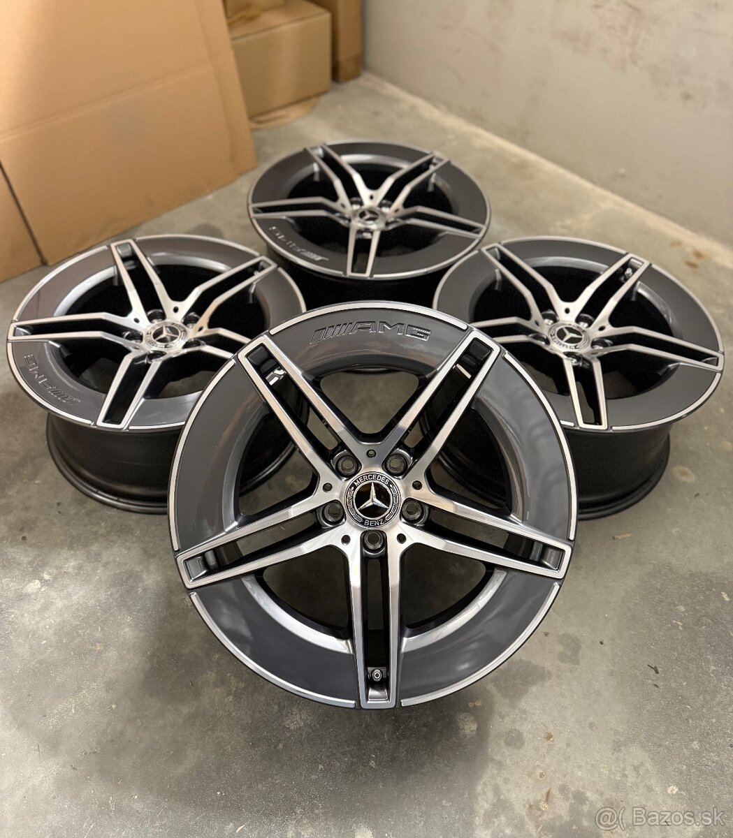 Hliníkové disky 5x112 R19 Mercedes Benz E Clas W214 S214 AMG - 3