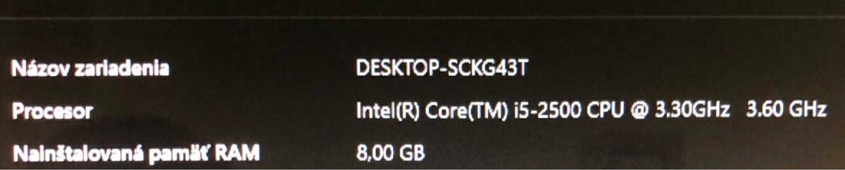 Komponenty PC Intel i5 + Gigabyte + Kingstone - 3