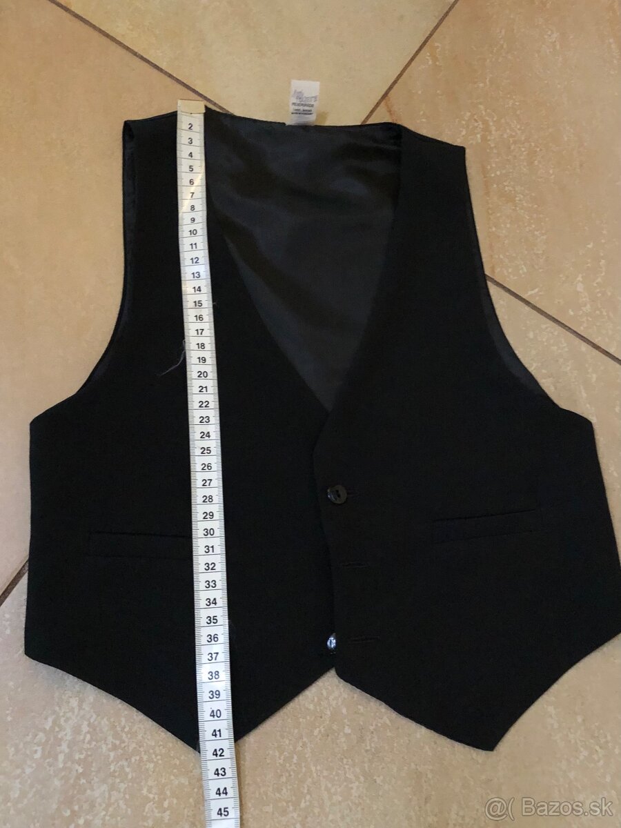 Vestička pre chlapca čierna 134 - 3